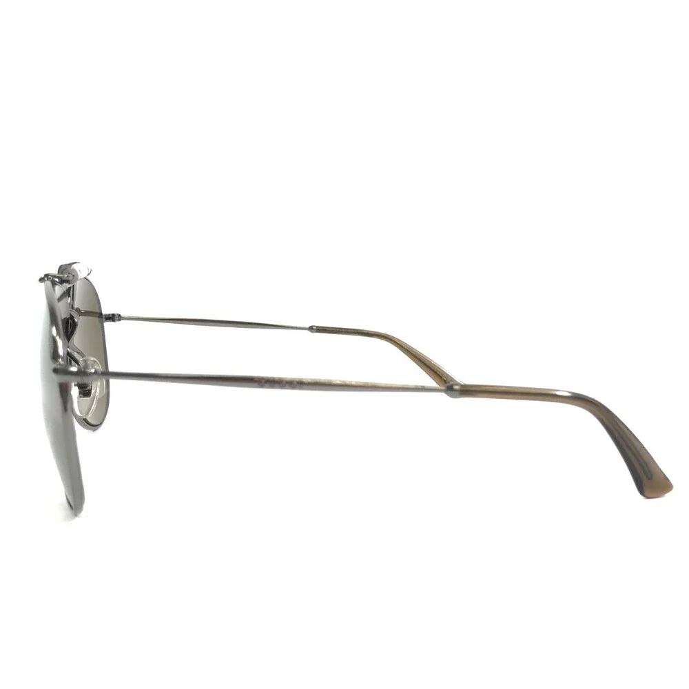 Gucci Sunglasses GG2235/S KJ1W8 Gunmetal Bamboo Frames w/ Mirrored Brown Lenses